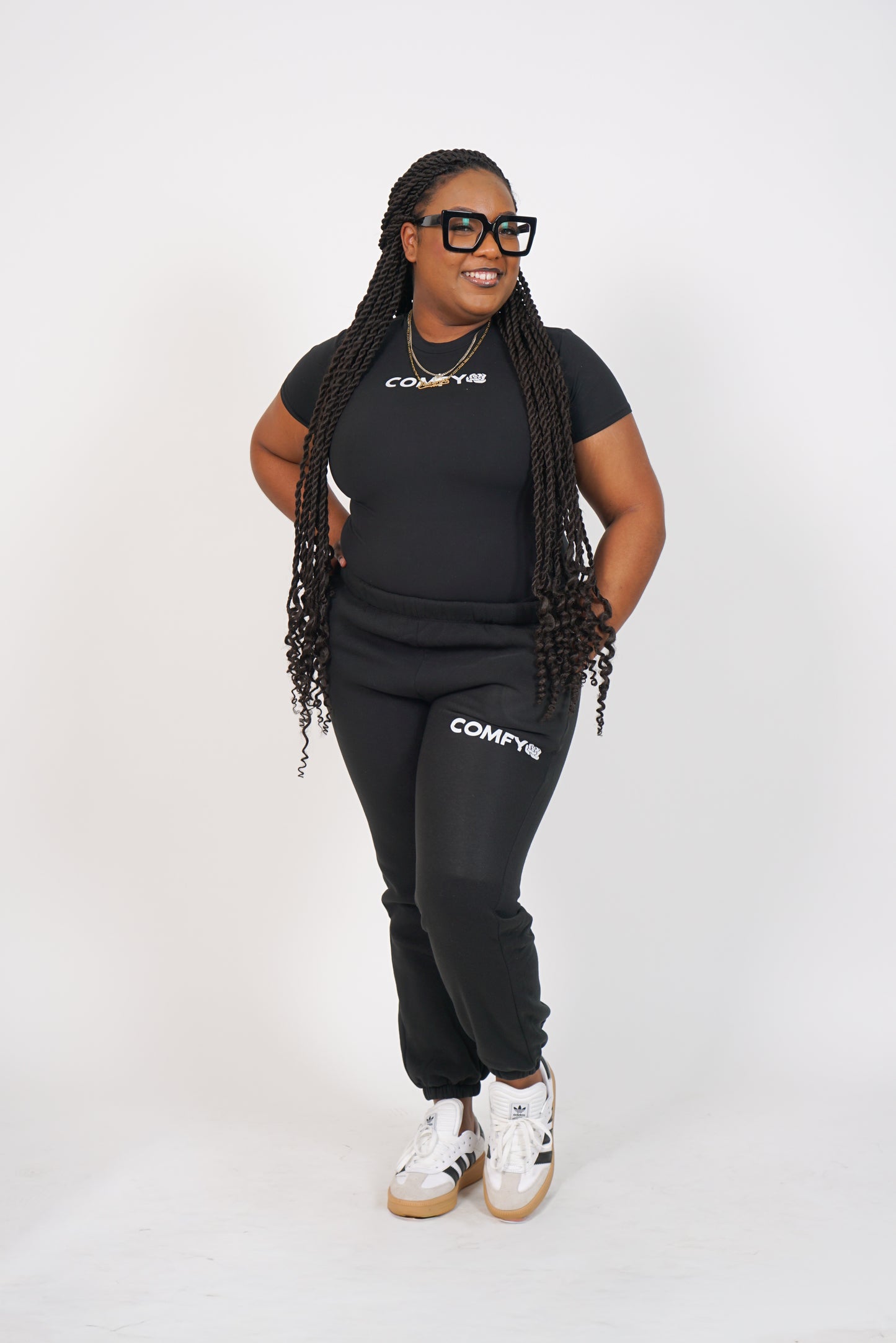 Black Baby Tee & Jogger Set - Halloween Special