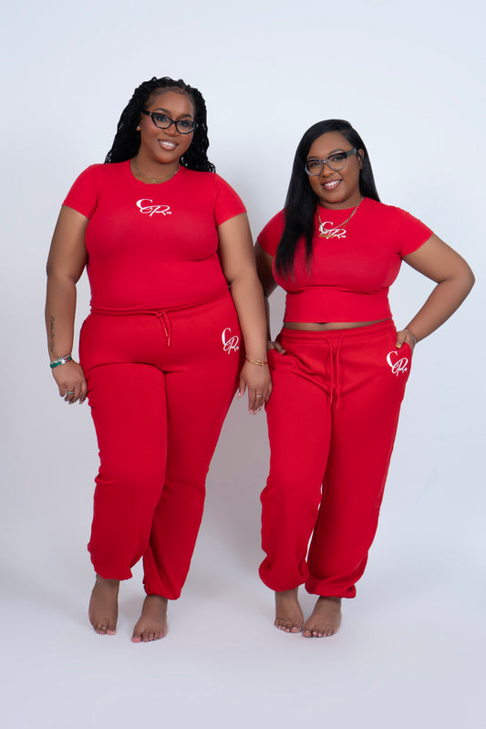 Oh, so Cherry 🍒 Jogger Set