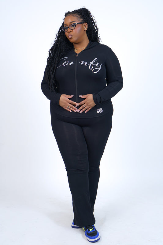 Black Starlight Jogger Set