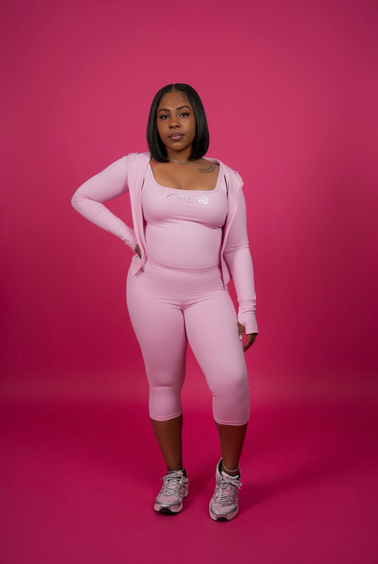 Bubbles & Chrome Capri Set