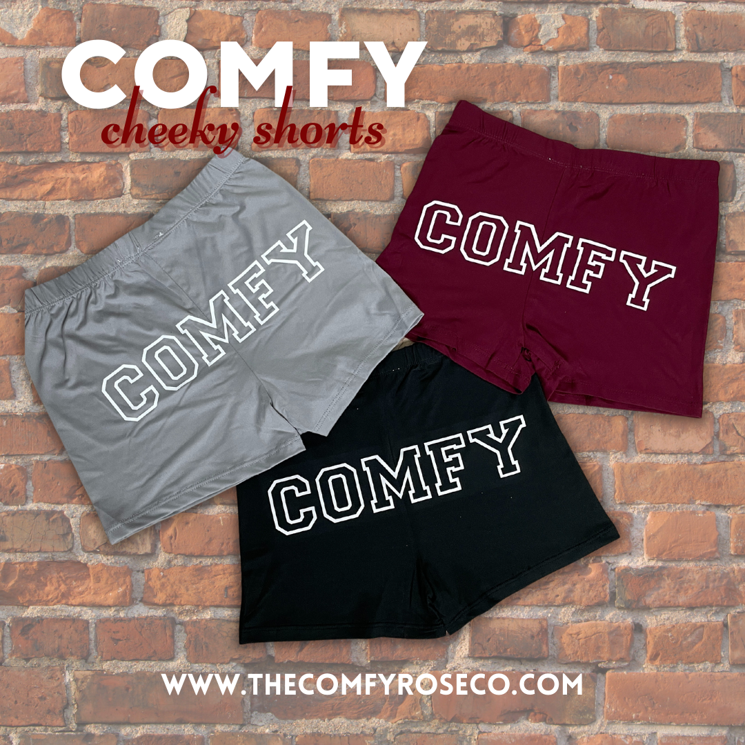 Comfy Cheeky Shorts (UP TO 3X) – The Comfy Rose Collection